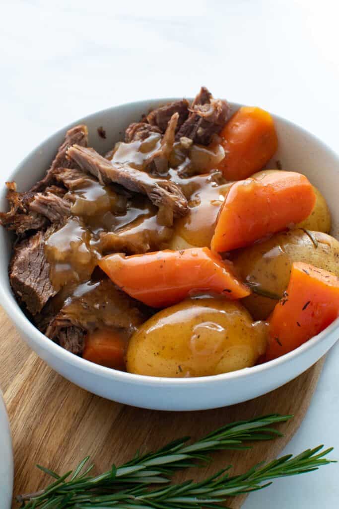 Easy Instant Pot Pot Roast - Hint of Healthy