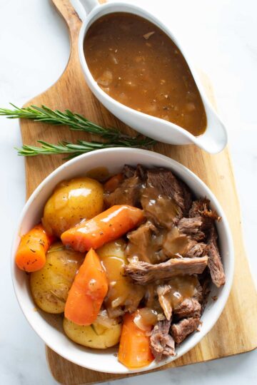 Easy Instant Pot Pot Roast - Hint of Healthy