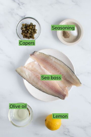 Pan Fried Sea Bass Recipe - Hint of Healthy